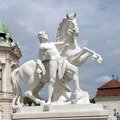 Wien belvedere statue equestre