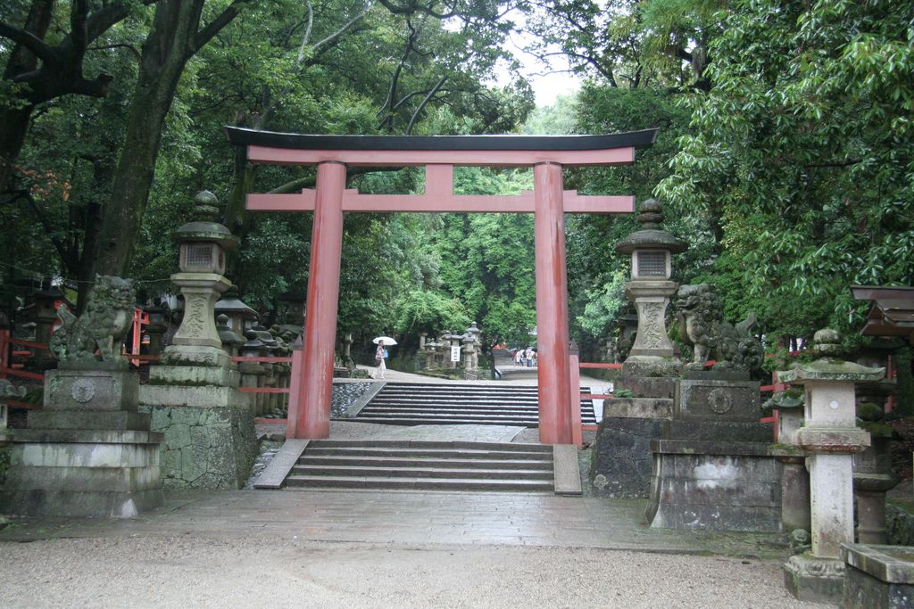 R9272 Nara - Grand torii du kasuga taisha