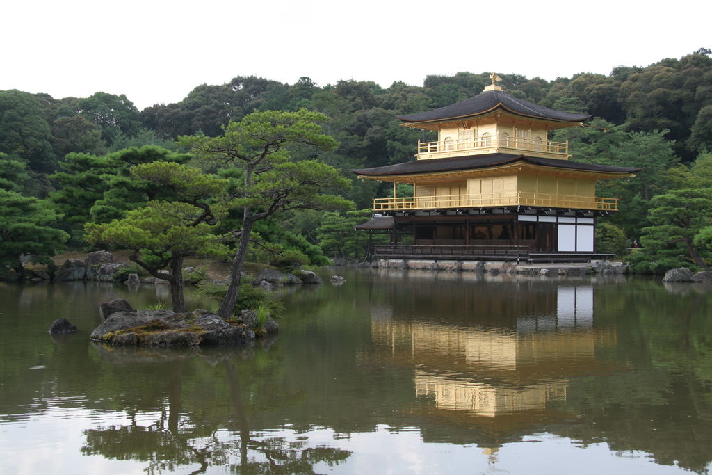 R0594 Kyoto - temple kinkakuji - pavillon dore